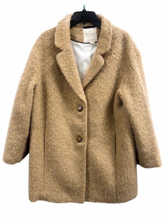 kate spade Jackets & Blazers - Kate Spade New York Daphne Bow Back Alpaca Wool Blend Coat Camel